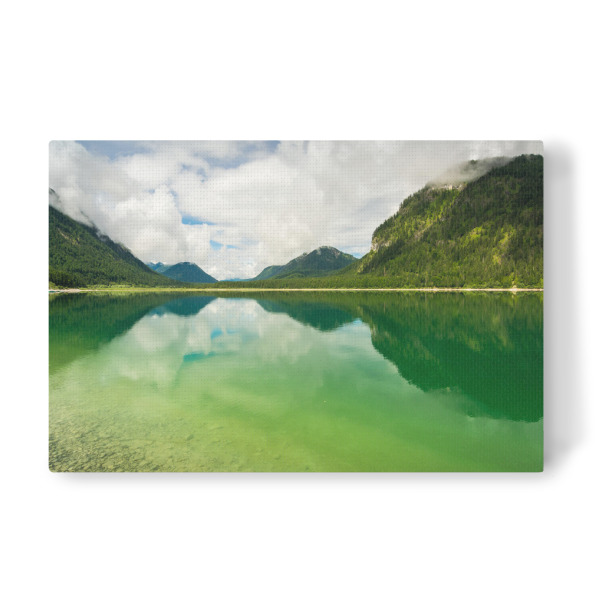 Leinwandbild "Alpenidyll Sylvensteinsee" artboxONE - Natur,Reise