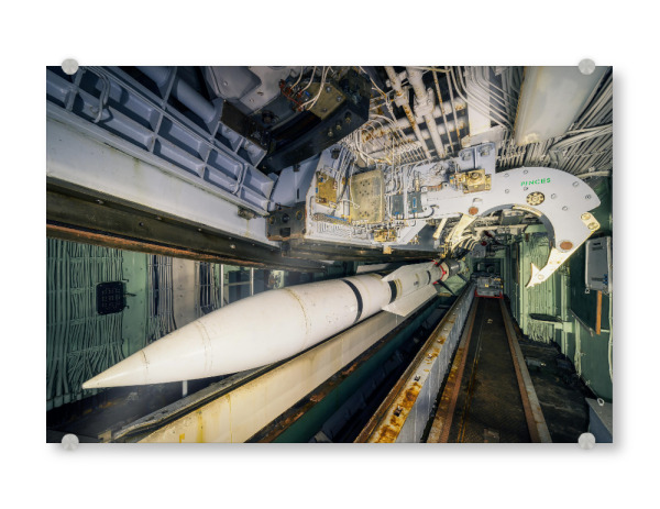 Acrylglasbild "Big Rocket" artboxONE - Architektur,Streetart