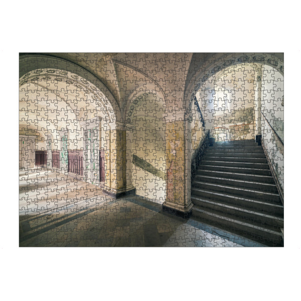 Puzzle Ravensburger "Castle August II" artboxONE - Architektur,Geometrie,Streetart