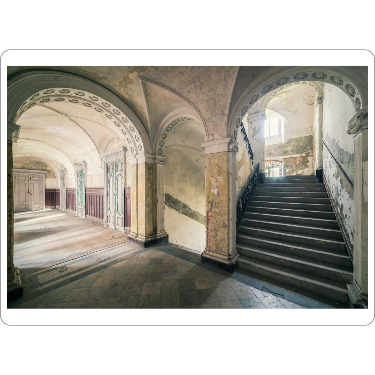 Tischset "Castle August II" artboxONE - Architektur,Geometrie,Streetart