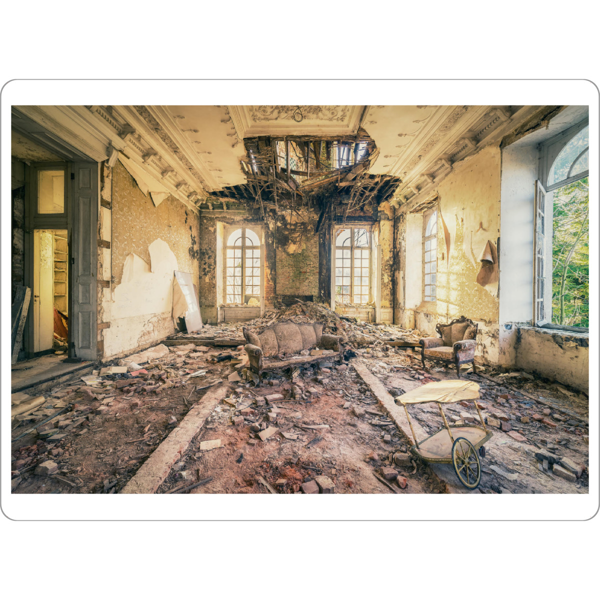 Tischset "Chateau Nobel" artboxONE - Architektur,Streetart