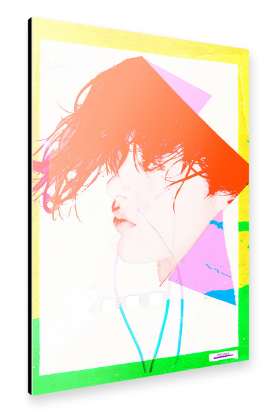 Alu-Dibond "Pop**" 30x20 cm artboxONE