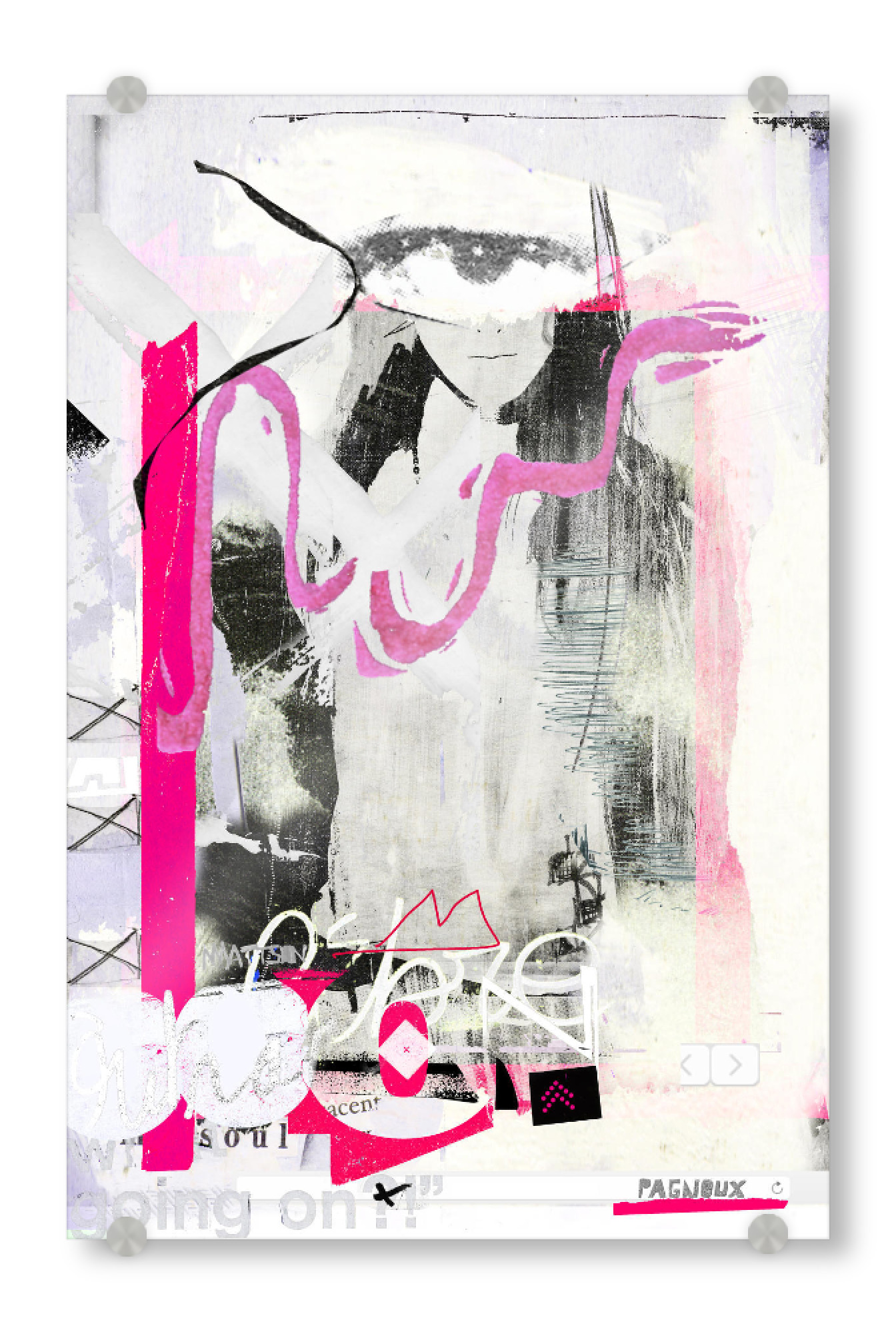 Acrylglasbild "Pink soul" artboxONE - Abstrakt,Fashion