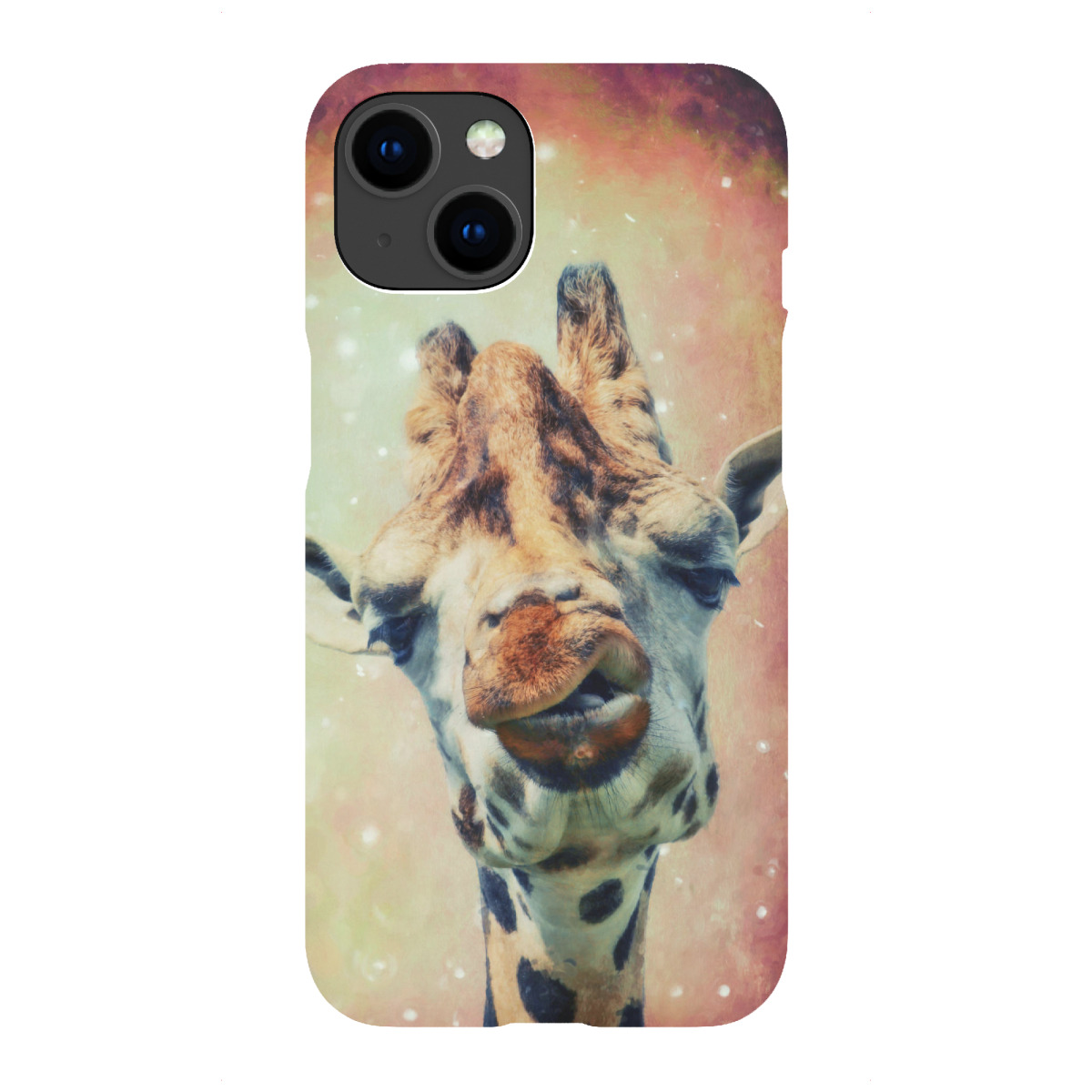 "Lustige Giraffe"für iPhone - Premium-Case Handyhülle artboxONE
