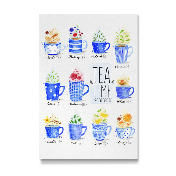 Galerie-Print "Poster tea menu" 30x20 cm artboxONE