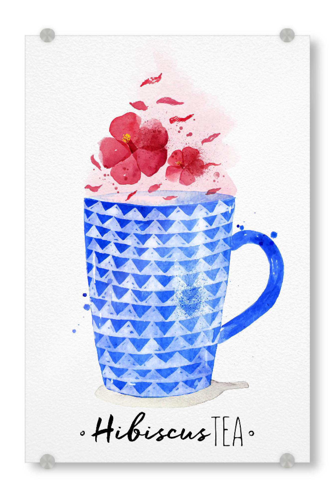 Acrylglasbild "Teacup red tea" artboxONE - Essen & Trinken