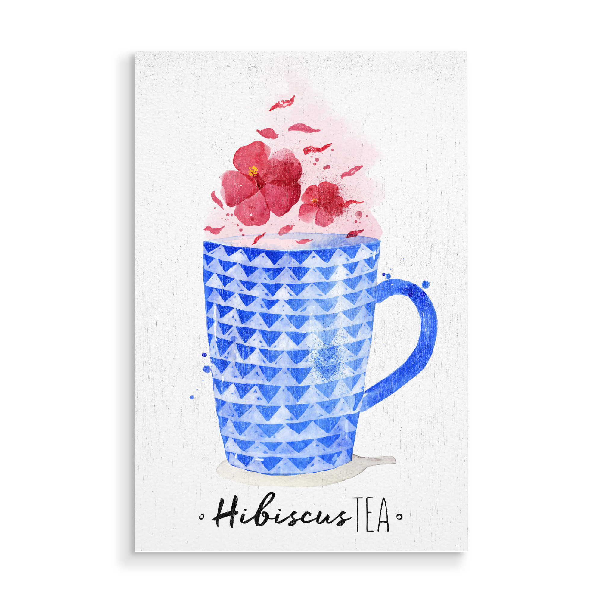 Holzbild "Teacup red tea" artboxONE - Essen & Trinken