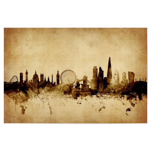 Poster 30x20 cm "London England Skyline 9" artboxONE - Städte,Städte / London,Reise