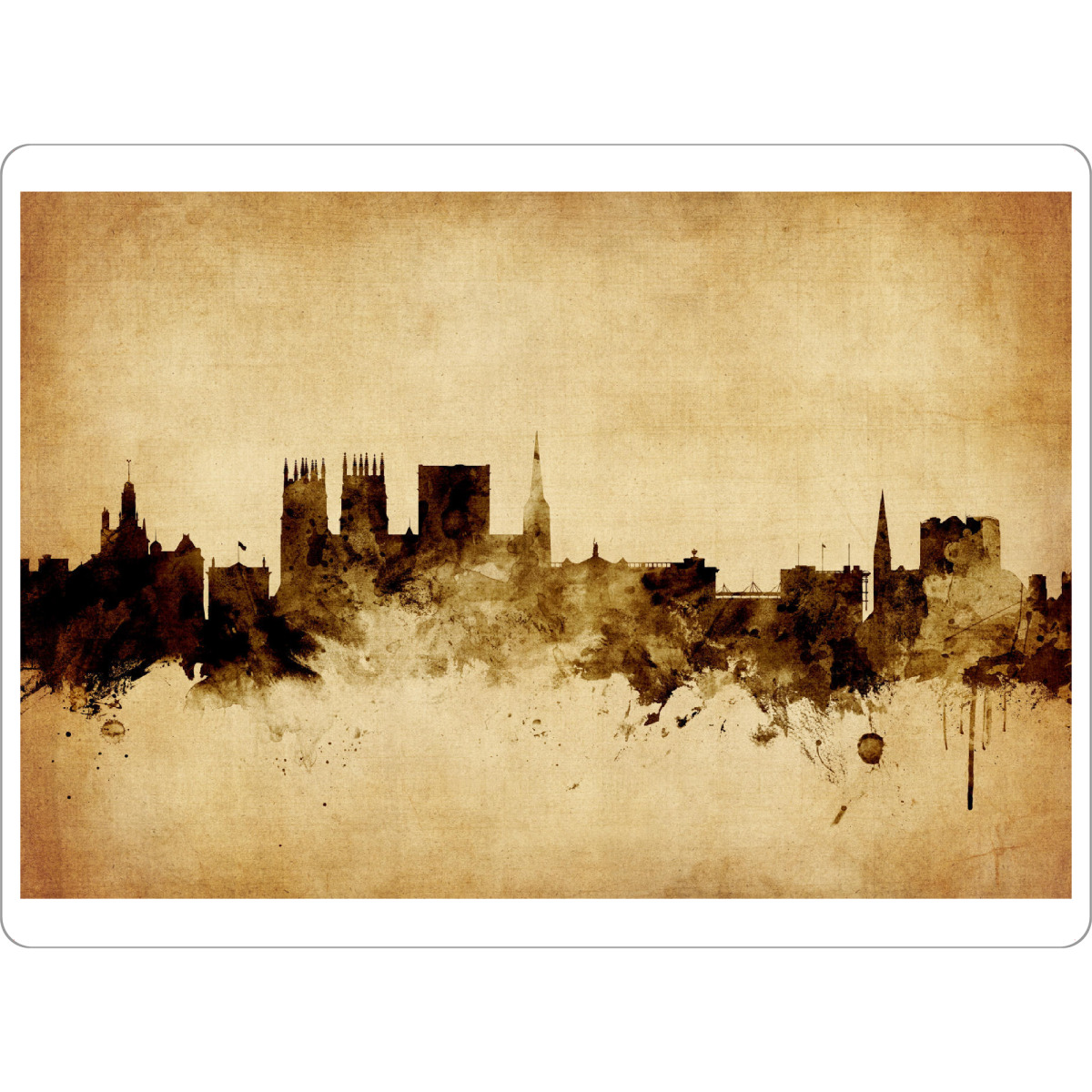 Tischset "York England Skyline 2" artboxONE - Städte,Reise