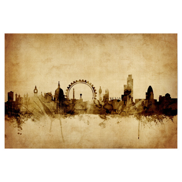 Poster "London England Skyline 8" artboxONE - Städte,Reise