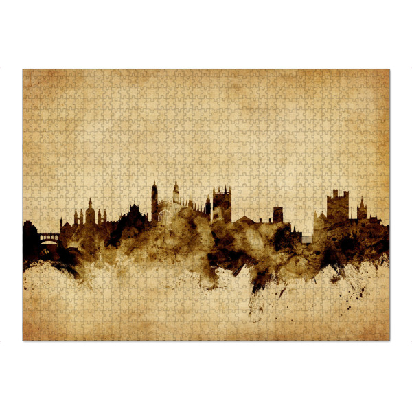 Puzzle Ravensburger "Cambridge England Skyline" artboxONE - Städte,Reise
