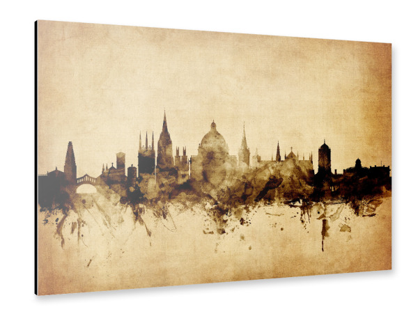 Alu-Dibond "Oxford England Skyline 5" 30x20 cm artboxONE