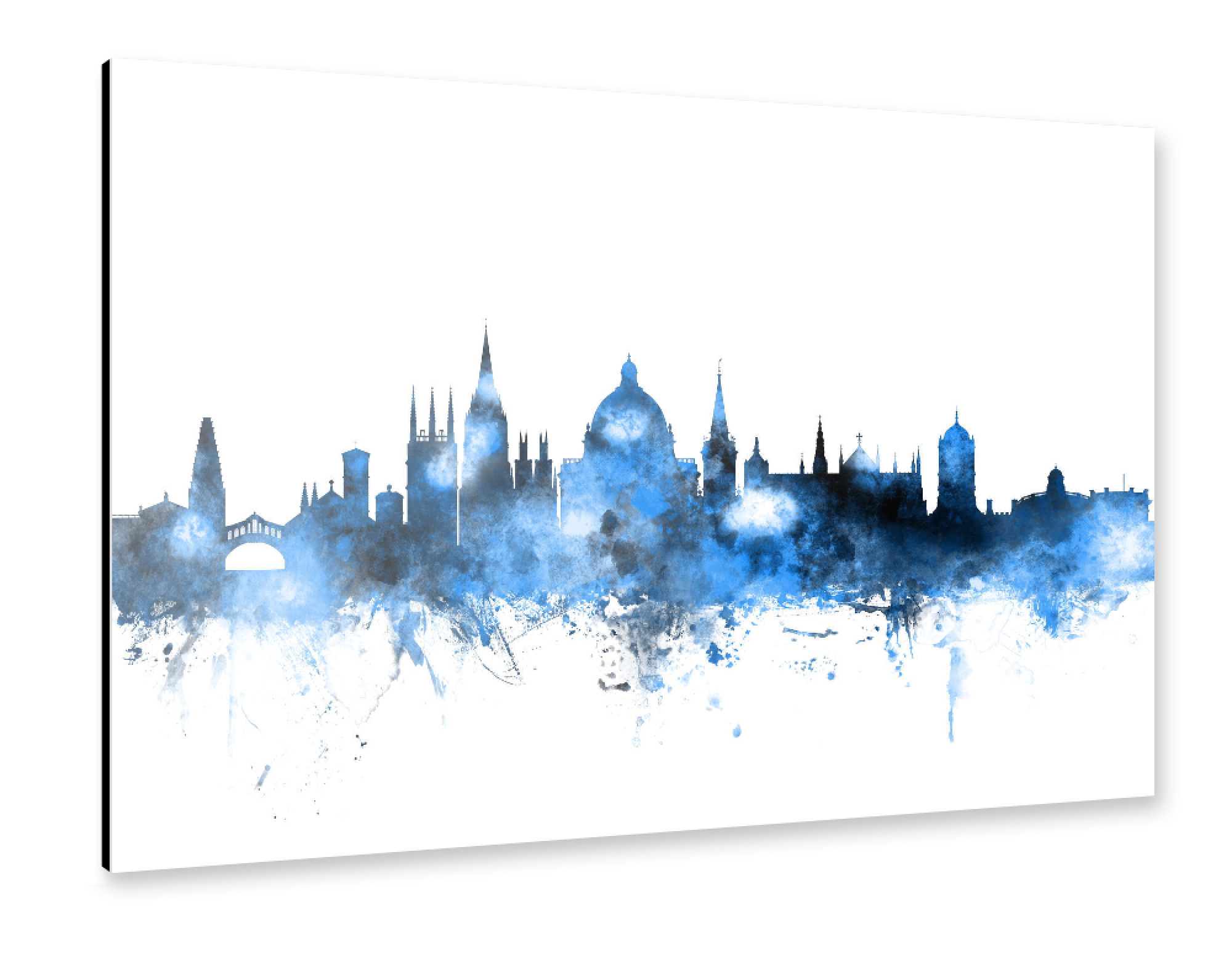 Alu-Dibond "Oxford England Skyline 3" 75x50 cm artboxONE