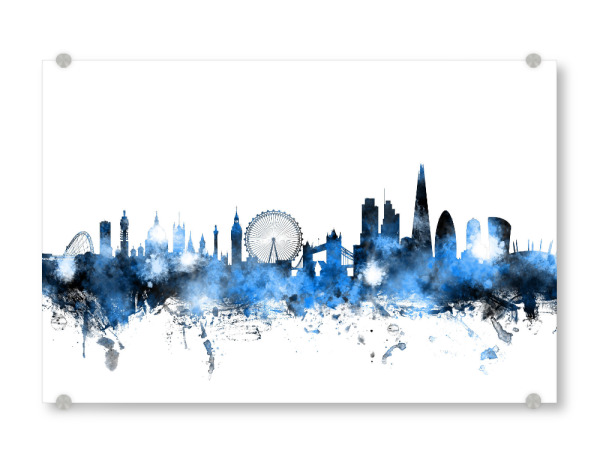 Acrylglasbild "London England Skyline 6" artboxONE - Städte,Städte / London,Reise