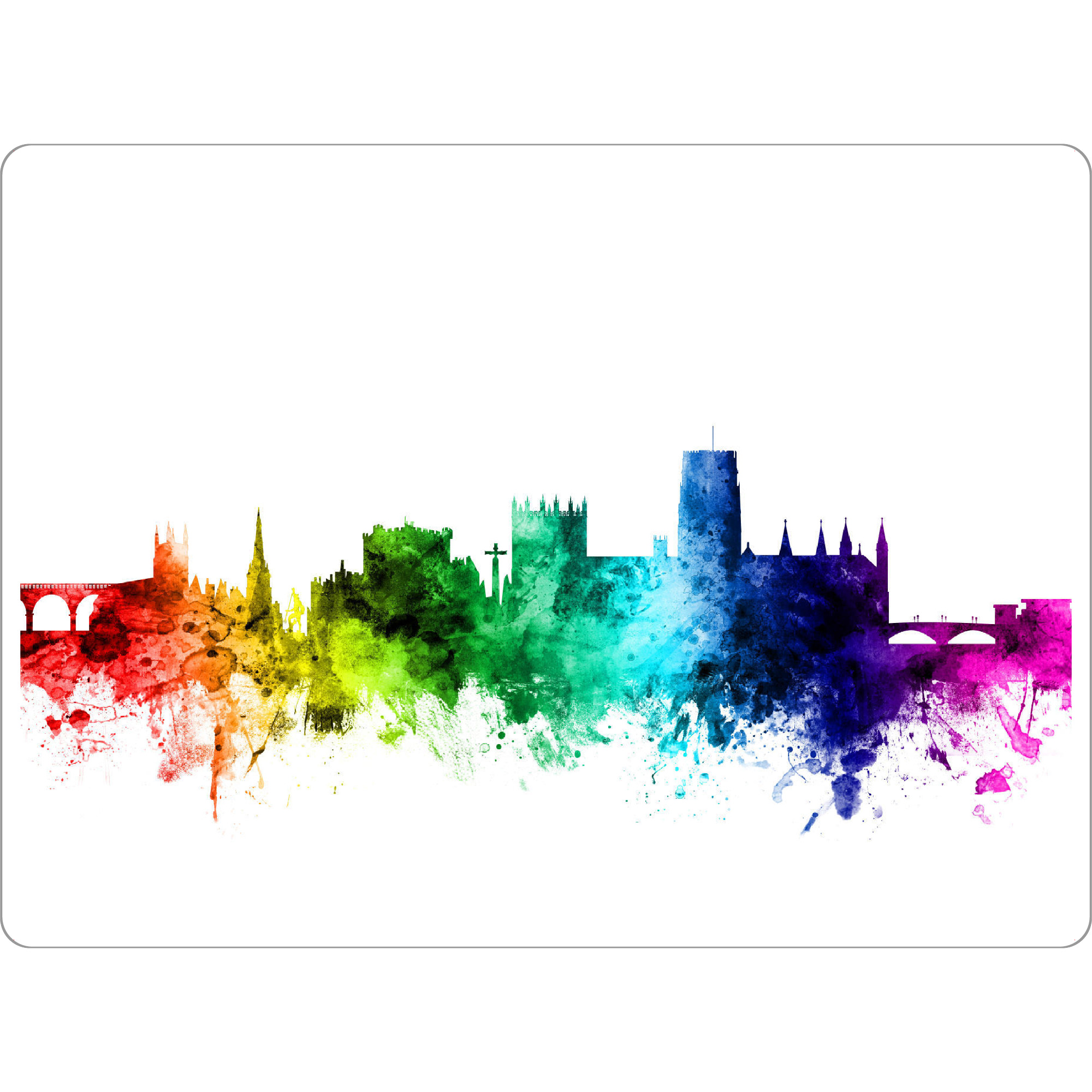Tischset "Durham England Skyline Cityscape 2" artboxONE - Städte,Reise