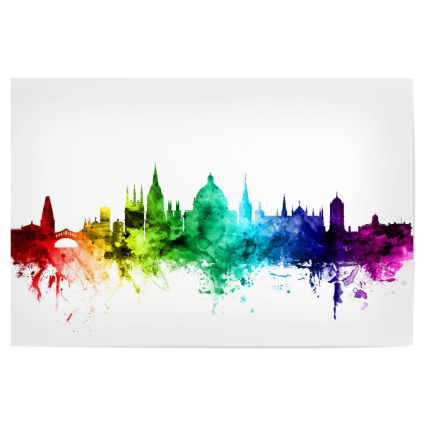 Poster 30x20 cm "Oxford England Skyline 2" artboxONE - Städte,Reise