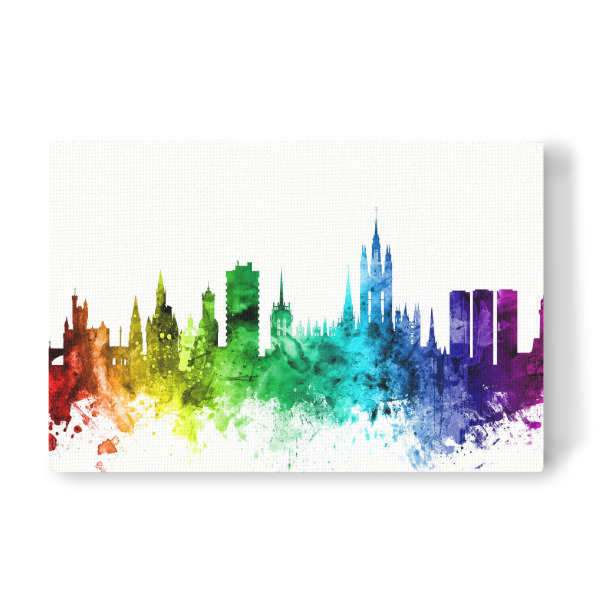 Leinwandbild "Aberdeen Scotland Skyline 2" artboxONE - Städte,Reise