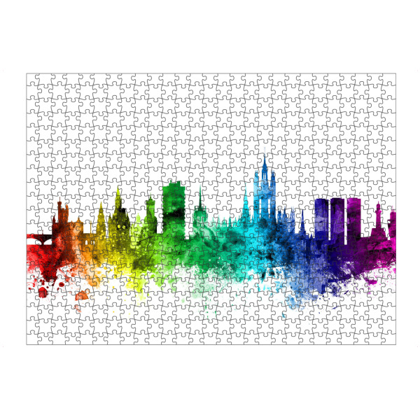 Puzzle Ravensburger "Aberdeen Scotland Skyline 2" artboxONE - Städte,Reise