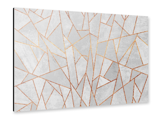 Alu-Dibond "Shattered Concrete" 30x20 cm artboxONE