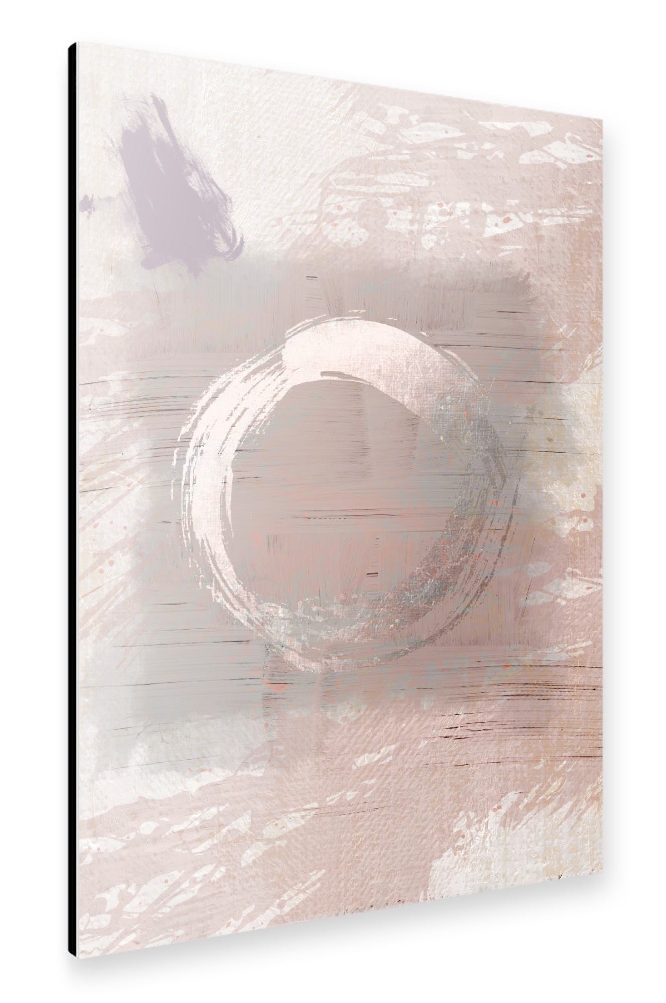 Alu-Dibond "Pink and Grey Hug" 30x20 cm artboxONE