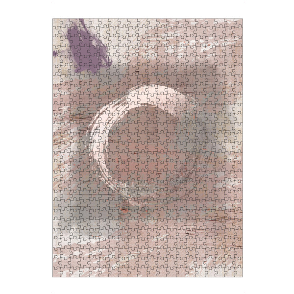 artboxONE Puzzle "Pink and Grey Hug" artboxONE - Abstrakt,Liebe