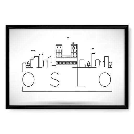 Minimal Oslo Skyline