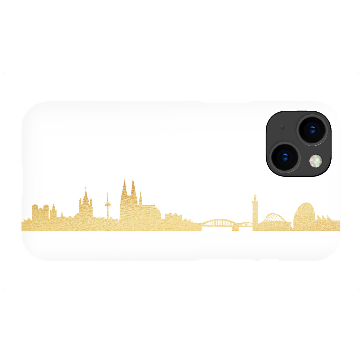 iPhone "KÖLN GOLD Print Love" Premium-Case Handyhülle artboxONE