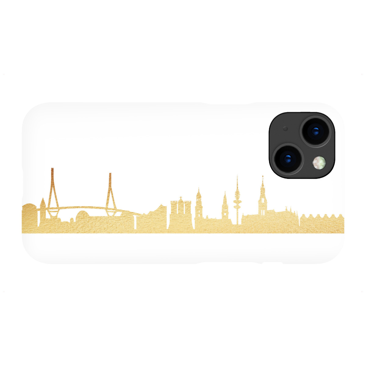 iPhone "HAMBURG GOLD Print Love" Premium-Case Handyhülle artboxONE