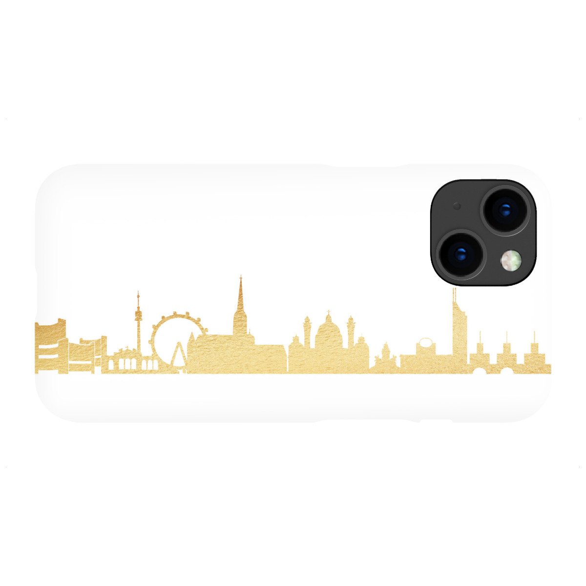 iPhone "WIEN GOLD Print Love" Premium-Case Handyhülle artboxONE