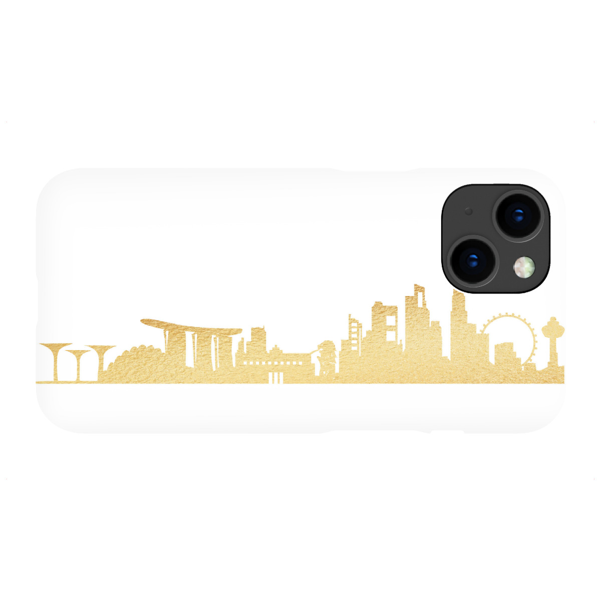 iPhone "SINGAPUR GOLD Print Love" Premium-Case Handyhülle artboxONE