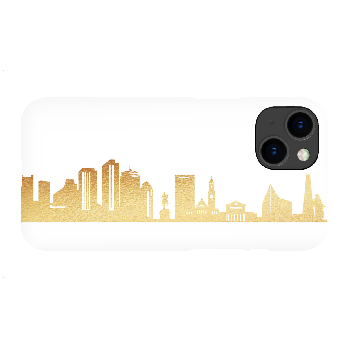 iPhone "BOSTON GOLD Print Love" Premium-Case Handyhülle artboxONE