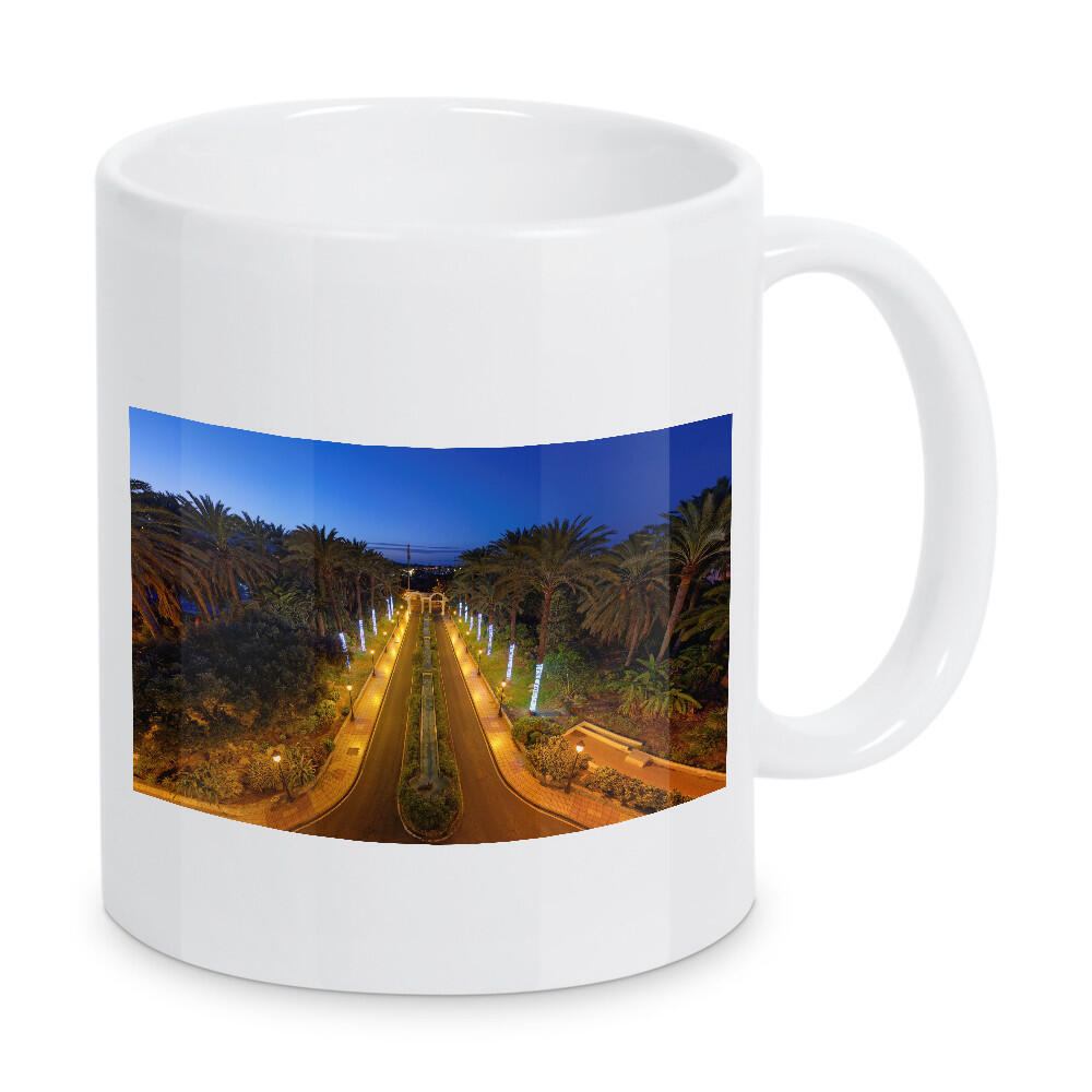 Tasse "Fuerteventura Co-Ca-Palace-Allee" artboxONE - Städte,Reise,Architektur,Reise / Strand und Meer,Städte / Weitere