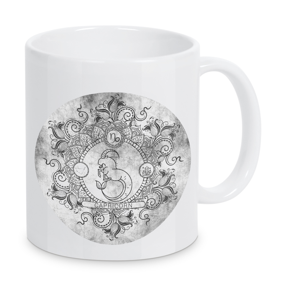 Tasse "Tierkreis - Asche - Steinbock" artboxONE - Natur,Floral,Abstrakt