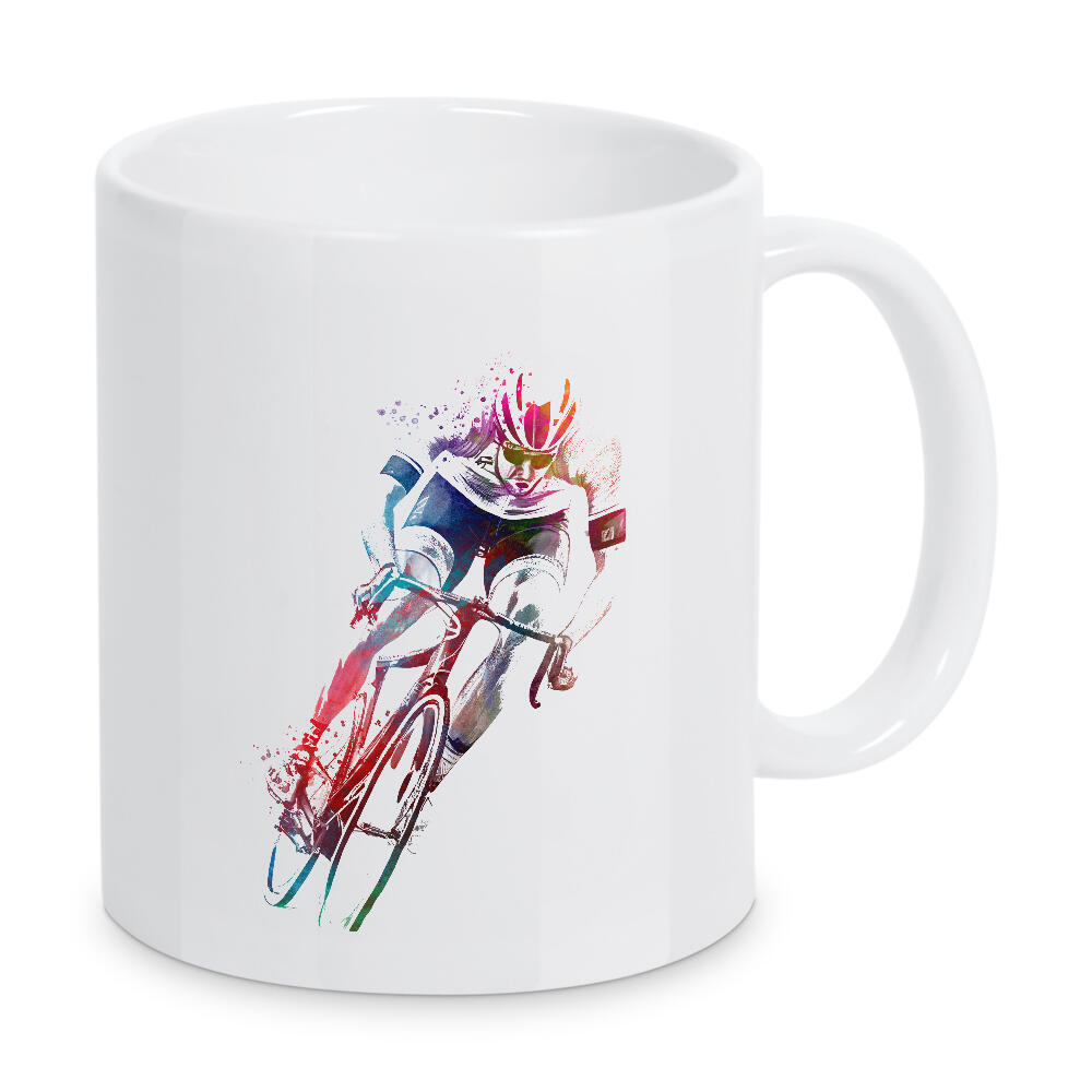Tasse "Biker-Sport-Grafik" artboxONE - Sport,Sport / Sommerspiele - Radfahren,Radfahrer,Radfahrer,Spieler,Sport,Fahrrad,Radfahrer,Fahrrad