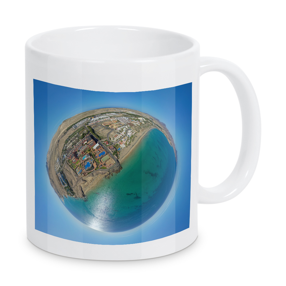 Tasse "Fuerteventura -Strand Tindaya;120m" artboxONE - Städte,Natur,Reise,Architektur,Reise / Strand und Meer