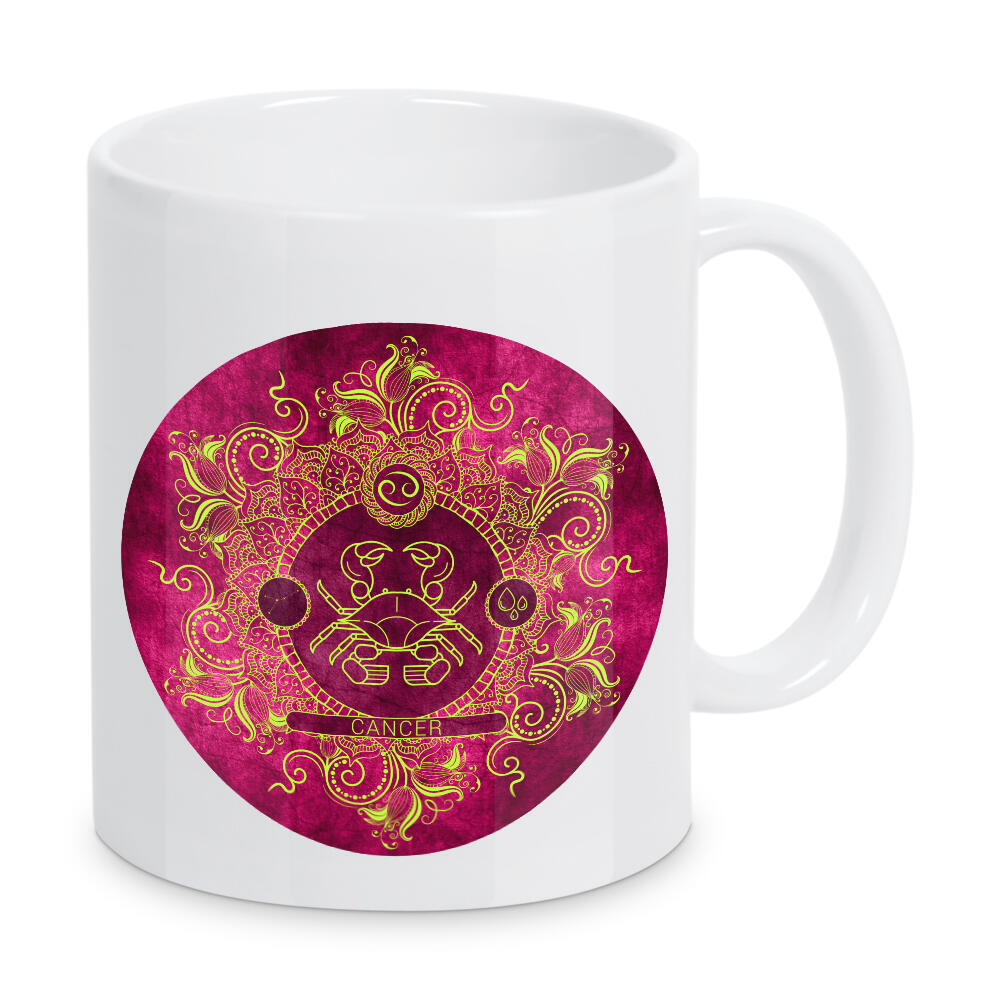 Tasse "Tierkreis - Zitrone - Krebs" artboxONE - Natur,Floral,Abstrakt
