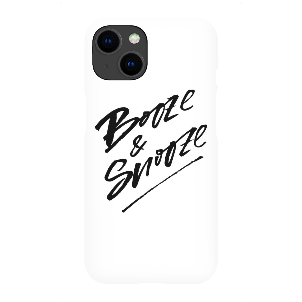 "Booze & Snooze"für iPhone - Premium-Case Handyhülle artboxONE