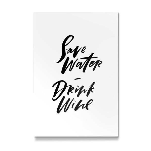 Galerie-Print "Save Water Drink Wine" 30x20 cm artboxONE