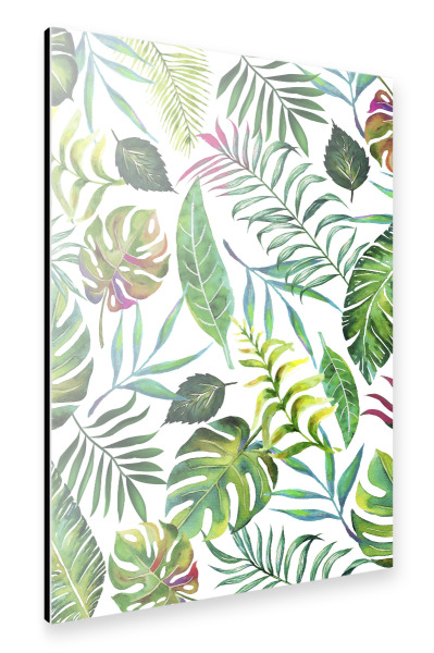 Alu-Dibond "Tropical Flora" 30x20 cm artboxONE