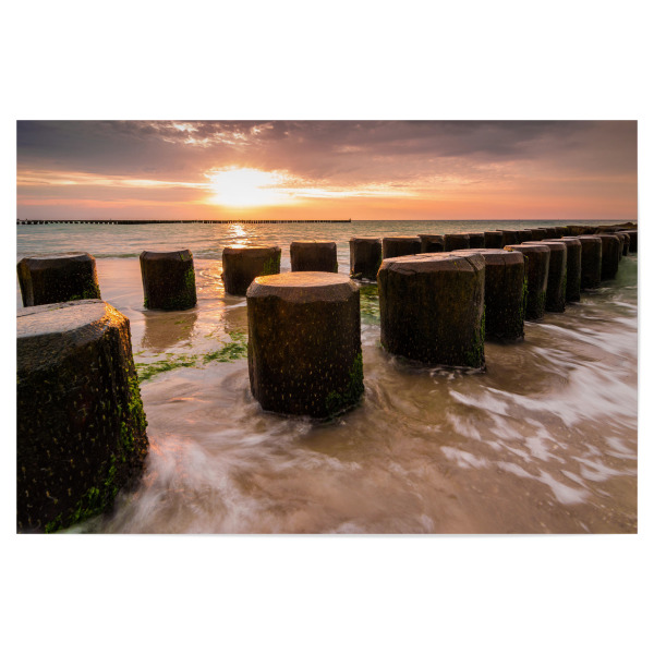 Poster 30x20 cm "Ostseeabend" artboxONE - Natur,Reise / Strand und Meer