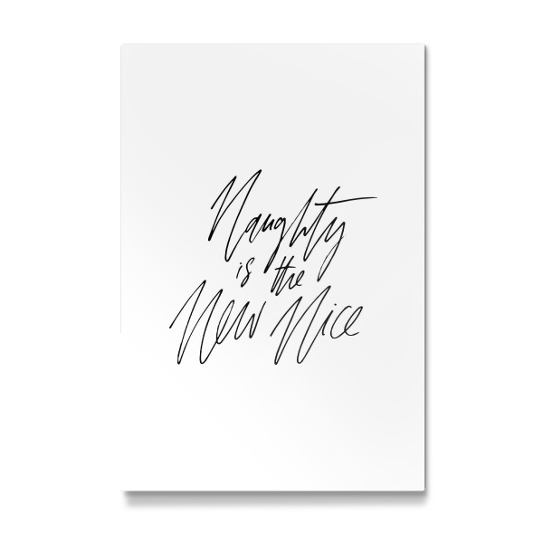 Galerie-Print "Naughty Is The New Nice" 30x20 cm artboxONE