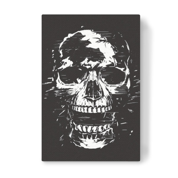 Leinwandbild "Scream silver" artboxONE - Männer,Halloween - Totenkopf,Tot,Death,Dead,Skull,Heavy metal