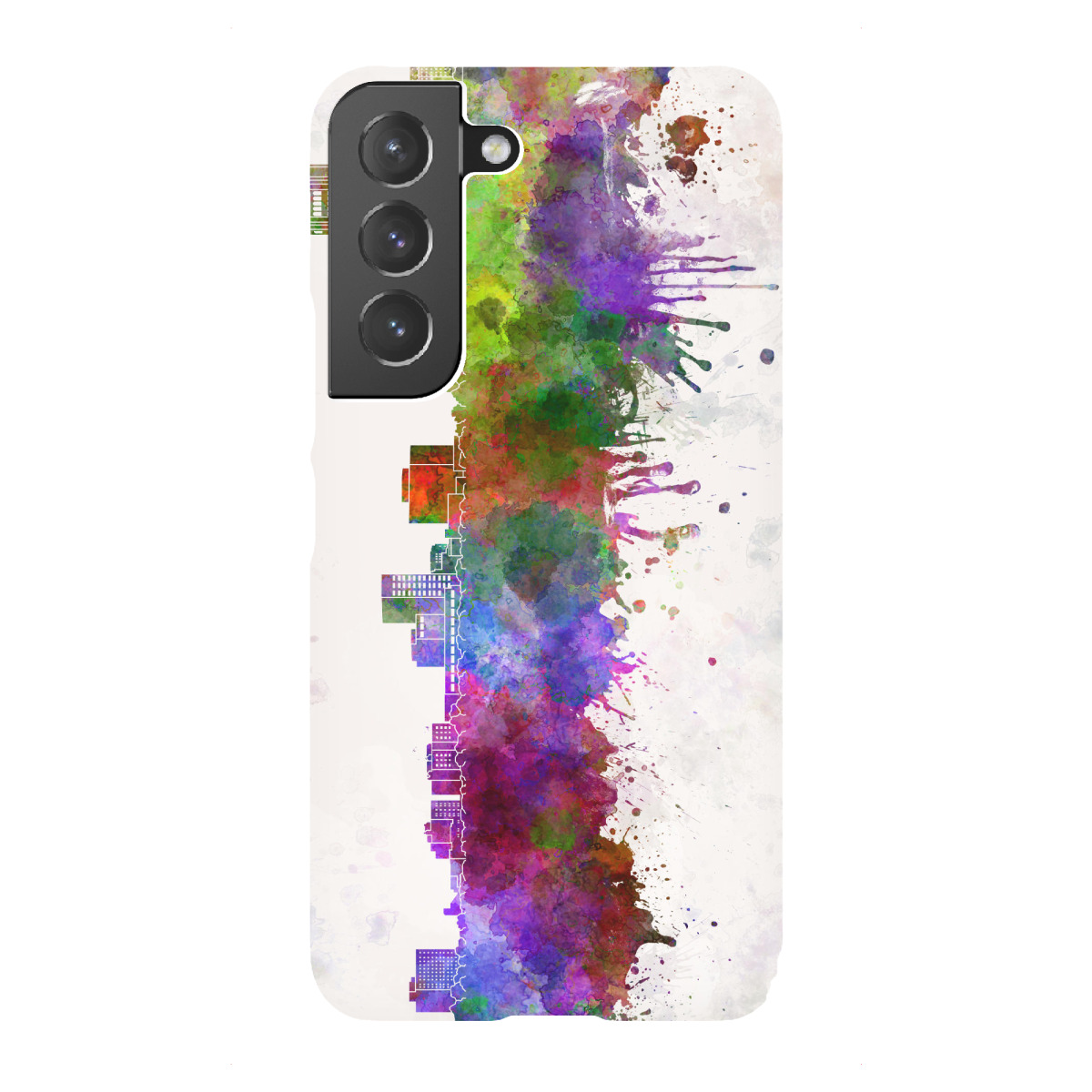 "Amarillo skyline in watercolor"für Samsung Galaxy - Premium-Case Handyhülle artboxONE