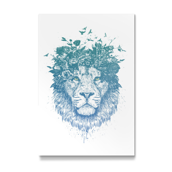 Galerie-Print "Floral Lion" 30x20 cm artboxONE