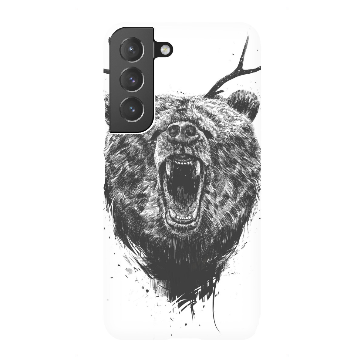 Samsung Galaxy "Angry bear with antlers" Premium-Case Handyhülle artboxONE