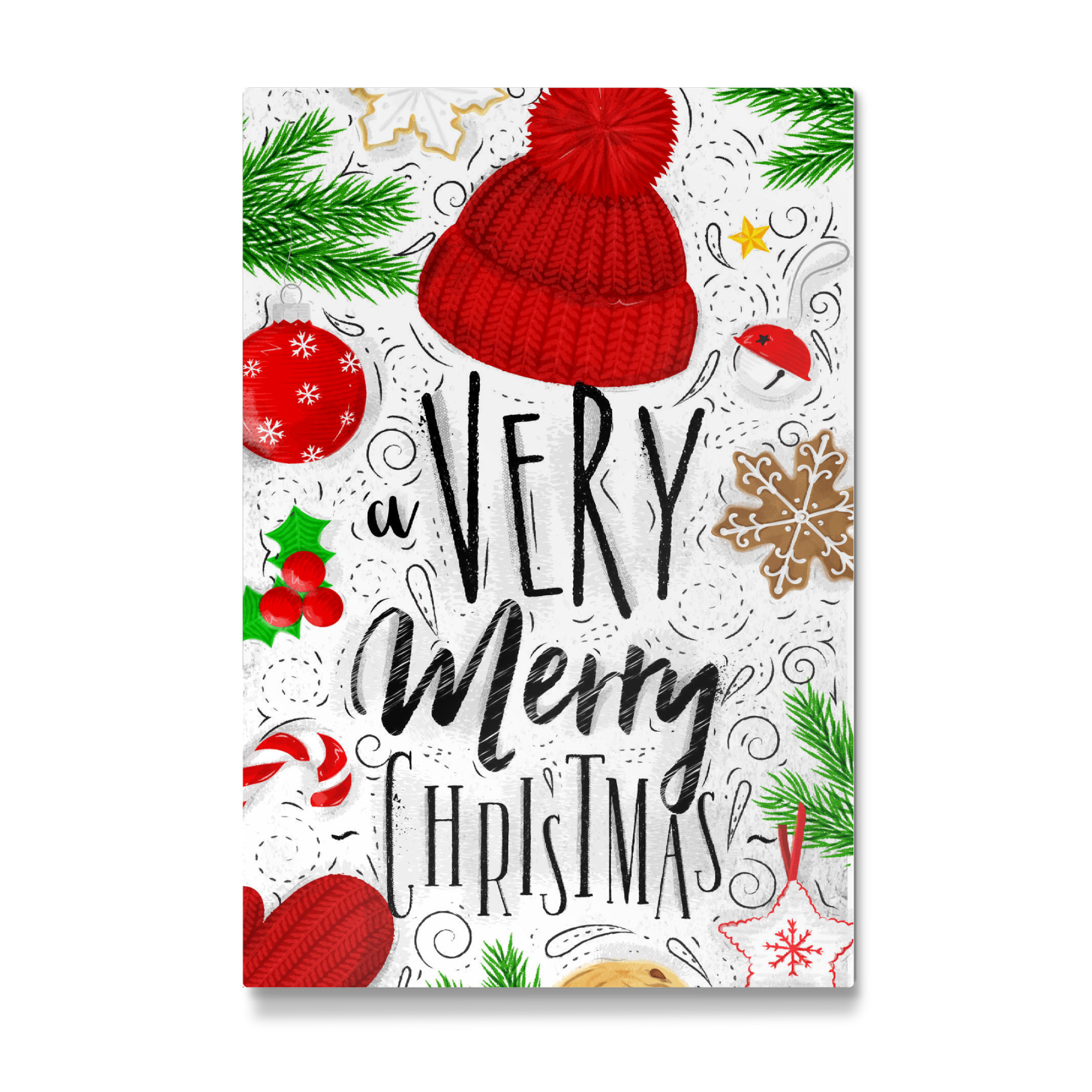 Galerie-Print "A very merry christmas" 75x50 cm artboxONE