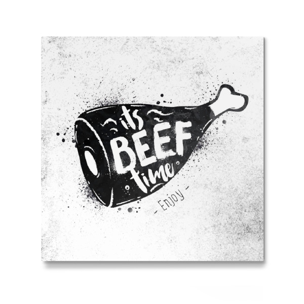 Galerie-Print "Beef black" 30x30 cm artboxONE