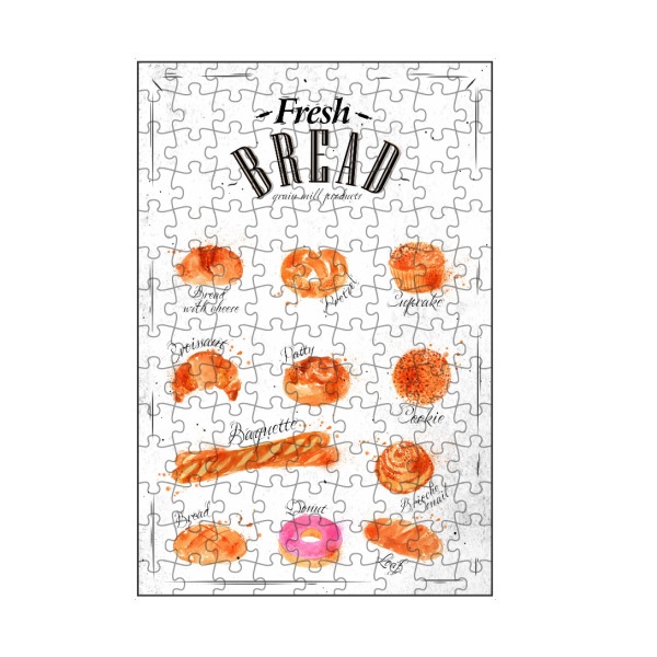 artboxONE Puzzle "Bread products" artboxONE - Essen & Trinken