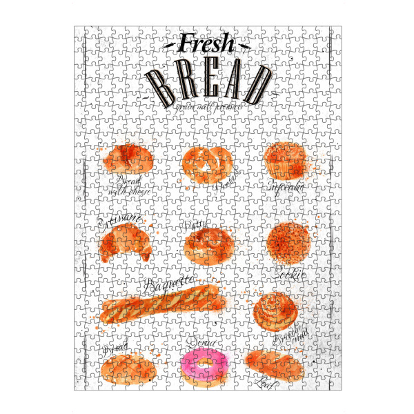 artboxONE Puzzle "Bread products" artboxONE - Essen & Trinken