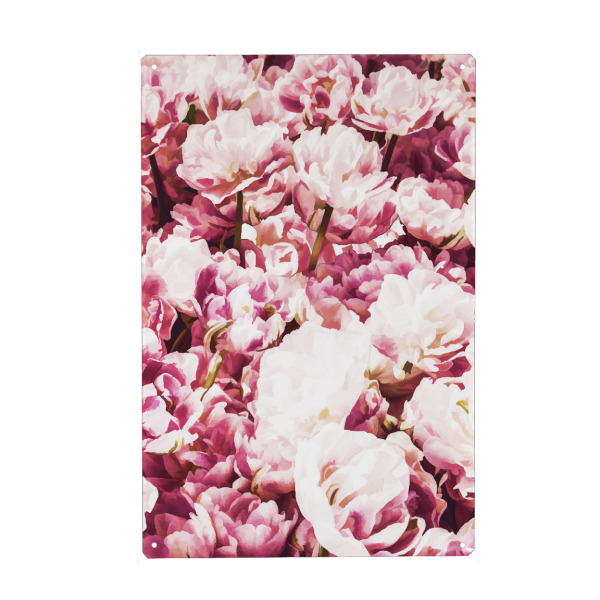 Holzbild "Pink Mood" artboxONE - Natur,Floral,Abstrakt - Floral,Pink,Blossom,Bloom,Vintage,Nature,Exotic,Pretty petals,Botanical